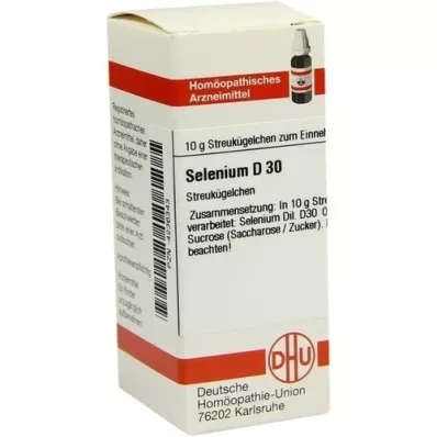 SELENIUM D 30 globules, 10 g