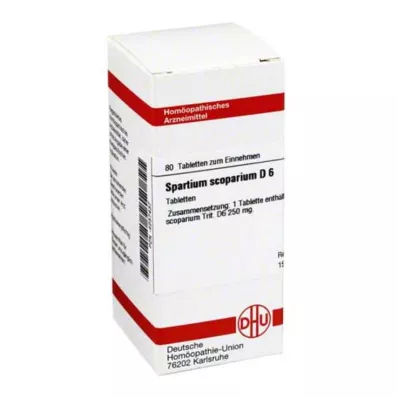SPARTIUM SCOPARIUM D 6 tablets, 80 pc SPARTIUM SCOPARIUM D 6 tablets, 80 pc