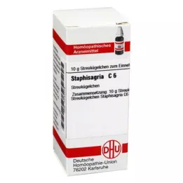 STAPHISAGRIA C 6 globules, 10 g