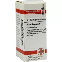 STAPHISAGRIA C 12 globules, 10 g