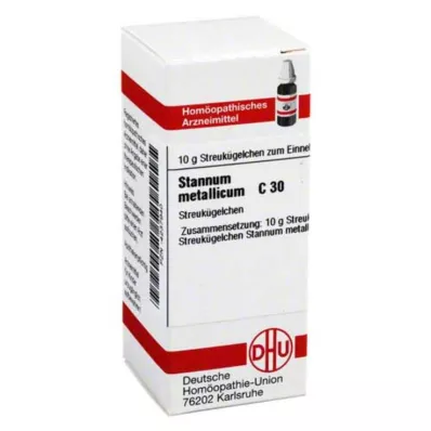STANNUM METALLICUM C 30 globules, 10 g STANNUM METALLICUM C 30 globules, 10 g