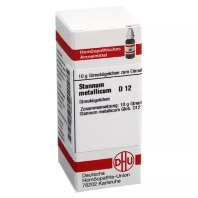 STANNUM METALLICUM D 12 globules, 10 g