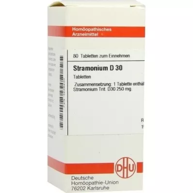 STRAMONIUM D 30 tablets, 80 pc