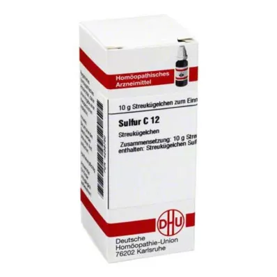 SULFUR C 12 globules, 10 g