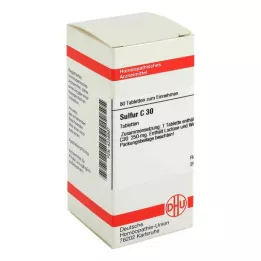 SULFUR C 30 tablets, 80 pc