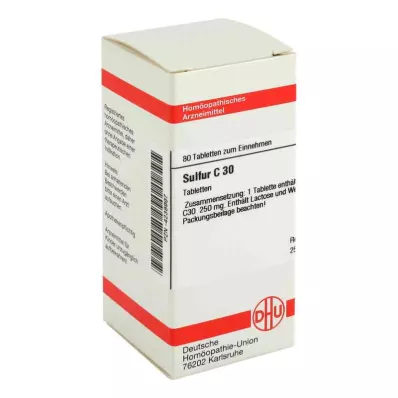 SULFUR C 30 tablets, 80 pc
