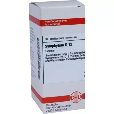 SYMPHYTUM D 12 tablets, 80 pc