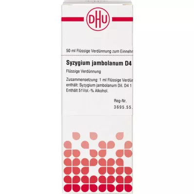 SYZYGIUM JAMBOLANUM D 4 dilution, 50 ml