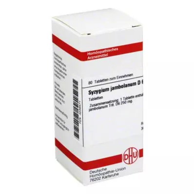 SYZYGIUM JAMBOLANUM D 6 tablets, 80 pc