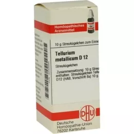 TELLURIUM metallicum D 12 globules, 10 g