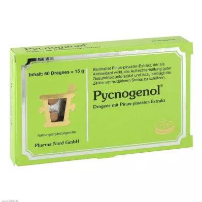 PYCNOGENOL KIEFERNRINDENEXTRAKT Pharma Nord Drag., 60 pcs