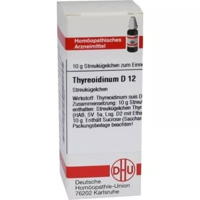 THYREOIDINUM D 12 globules, 10 g