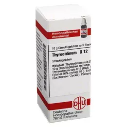 THYREOIDINUM D 12 globules, 10 g