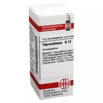 THYREOIDINUM D 12 globules, 10 g THYREOIDINUM D 12 globules, 10 g