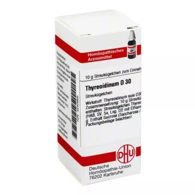 THYREOIDINUM D 30 globules, 10 g THYREOIDINUM D 30 globules, 10 g