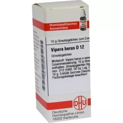 VIPERA BERUS D 12 globules, 10 g