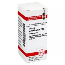 DHU Zincum metallicum C 200 globules, 10 g
