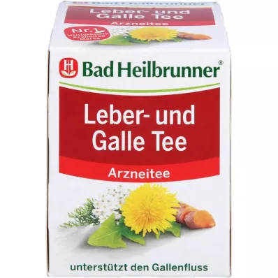 BAD HEILBRUNNER Liver and gall bladder tea filter bag, 8X1.75 g
