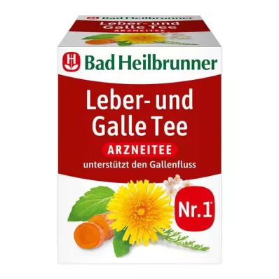 BAD HEILBRUNNER Liver and gall bladder tea filter bag, 8X1.75 g
