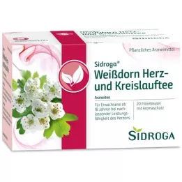 SIDROGA Hawthorn Heart and Circulation Tea Filter Pack, 20X1.5 g