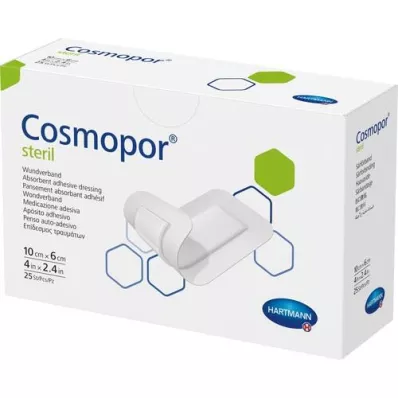 COSMOPOR sterile wound dressing 6x10 cm, 25 pcs