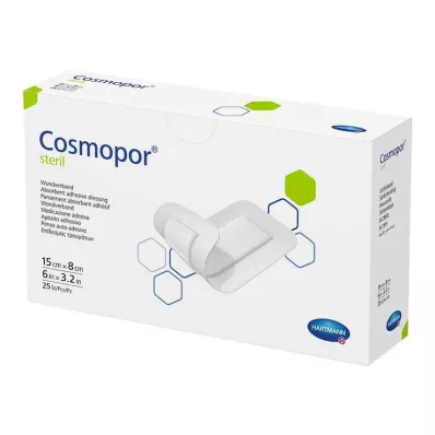 COSMOPOR sterile wound dressing 8x15 cm, 25 pcs