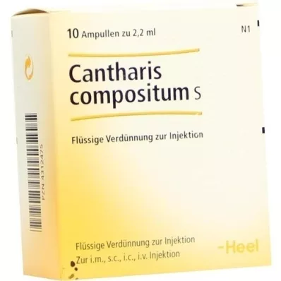 CANTHARIS COMPOSITUM S Ampoules, 10 pc