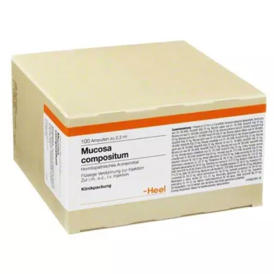 MUCOSA compositum ampoules, 100 pcs