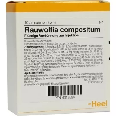 RAUWOLFIA COMPOSITUM Ampoules, 10 pc
