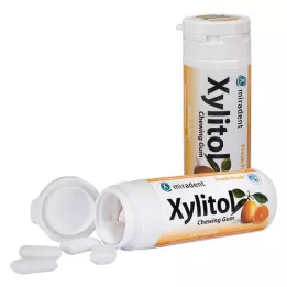 MIRADENT Xylitol Chewing Gum Fruit, 30 pcs