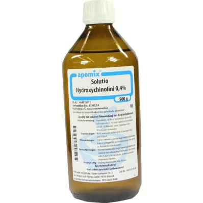 SOLUTIO HYDROXYCHIN. 0.4%, 500 ml