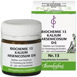 BIOCHEMIE 13 Kalium arsenicosum D 6 Tablets, 80 pc