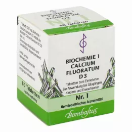 BIOCHEMIE 1 Calcium fluoratum D 3 tablets, 80 pcs