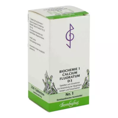 BIOCHEMIE 1 Calcium fluoratum D 3 tablets, 200 pcs