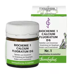 BIOCHEMIE 1 Calcium fluoratum D 6 tablets, 80 pcs