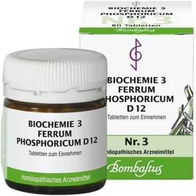 BIOCHEMIE 3 Ferrum phosphoricum D 12 tablets, 80 pc