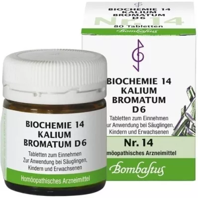 BIOCHEMIE 14 Kalium bromatum D 6 tablets, 80 pc