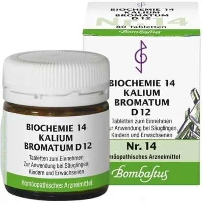 BIOCHEMIE 14 Kalium bromatum D 12 tablets, 80 pc