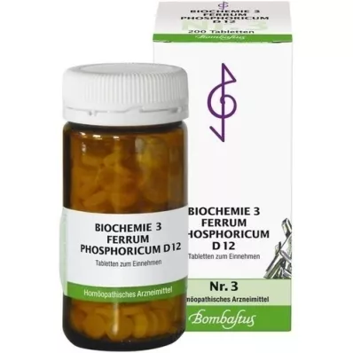 BIOCHEMIE 3 Ferrum phosphoricum D 12 tablets, 200 pc