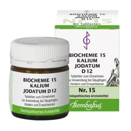 BIOCHEMIE 15 Kalium jodatum D 12 tablets, 80 pc