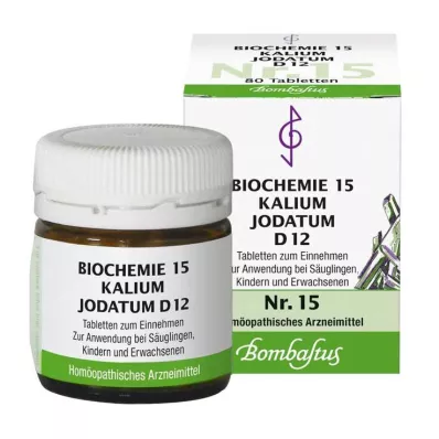 BIOCHEMIE 15 Kalium jodatum D 12 tablets, 80 pc