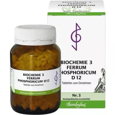 BIOCHEMIE 3 Ferrum phosphoricum D 12 tablets, 500 pc