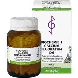 BIOCHEMIE 1 Calcium fluoratum D 6 tablets, 500 pcs