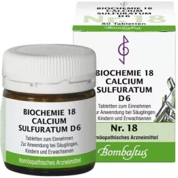 BIOCHEMIE 18 Calcium sulphuratum D 6 tablets, 80 pc