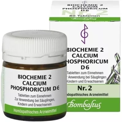 BIOCHEMIE 2 Calcium phosphoricum D 6 tablets, 80 pc