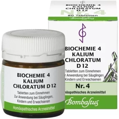 BIOCHEMIE 4 Kalium chloratum D 12 tablets, 80 pc