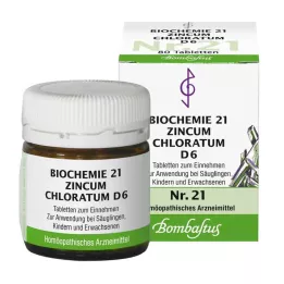 BIOCHEMIE 21 Zincum chloratum D 6 tablets, 80 pc