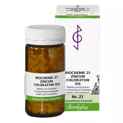 BIOCHEMIE 21 Zincum chloratum D 6 tablets, 200 pc