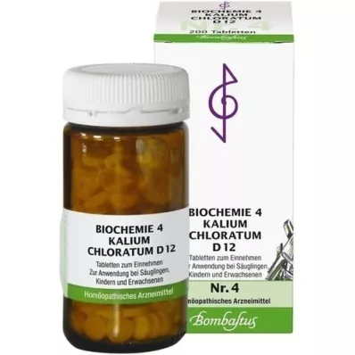 BIOCHEMIE 4 Kalium chloratum D 12 tablets, 200 pcs