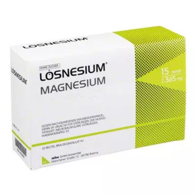 LÖSNESIUM Effervescent granules sachet, 20 pcs